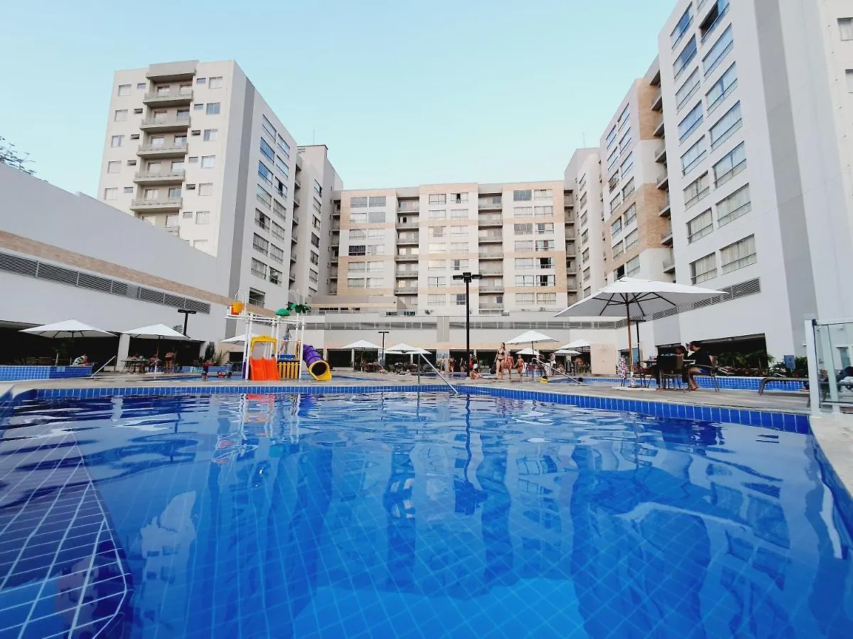 Apt Para Ate 8 Pessoas - Park Veredas Rio No Fundo Apartment Caldas Novas 0*,